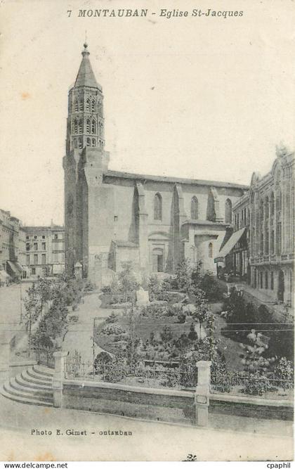 CPA MONTAUBAN-EGLISE ST Jacques