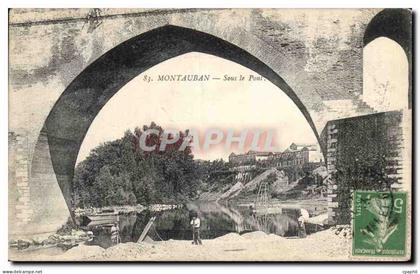 CPA Montauban Sous le Pont Terrassiers