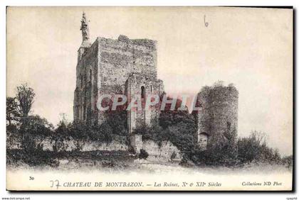 CPA Chateau de Montbazon Les Ruines