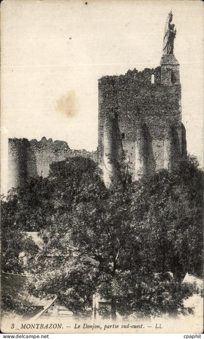 CPA Montbazon Le Donjon partie sud ouest