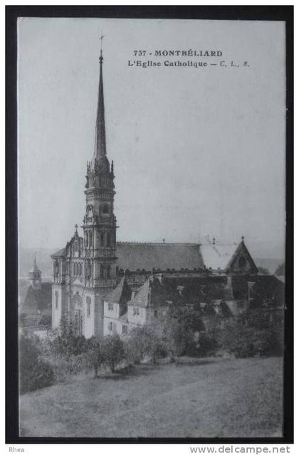 25 Montbéliard eglise    D25D  K25388K  C25388C RH059035