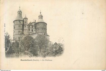 CPA Montbeliard (doubs) le château (carte 1900)