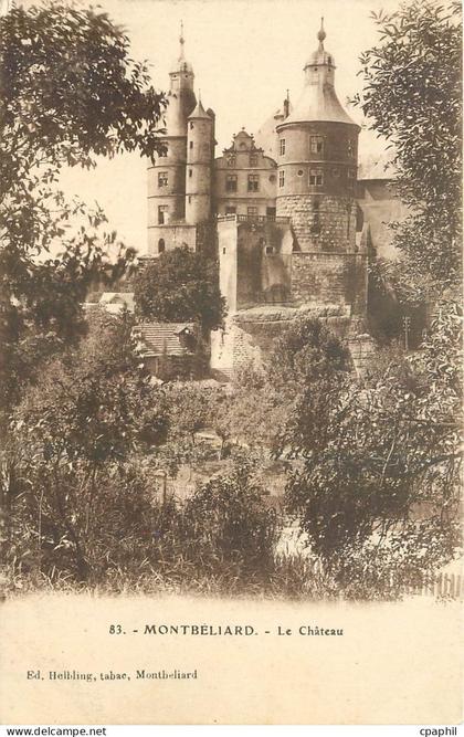 CPA Montbeliard Le Chateau