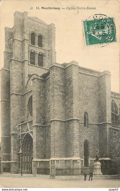 CPA Montbrison Eglise Notre Dame
