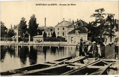 CPA MONTCEAU-les-MINES - Bureaux des Mines (386710)