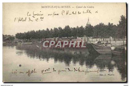 CPA Montceau les Mines Canal du Centre