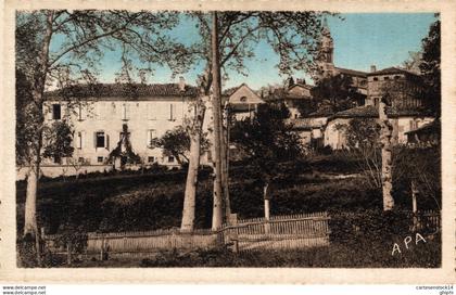 N°19290 Z -cpsm Montclar de Quercy -le pensionnat st Joseph-