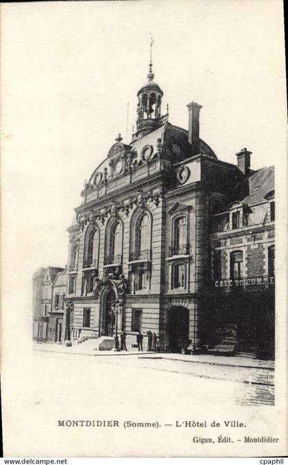 CPA Montdidier L'Hotel De Ville