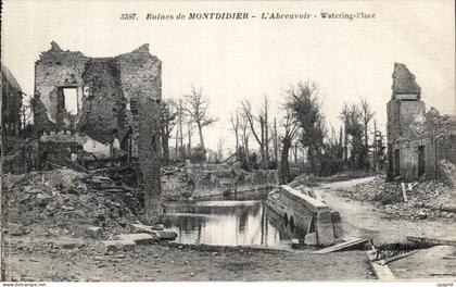 Ruines de Montdidier CPAl'abreuvoir