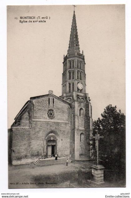 MONTECH (82) - EGLISE DU XIVe SIECLE