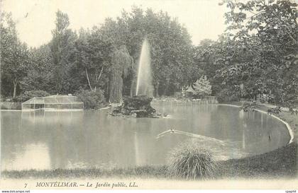 CPA Montelimar Le jardin public