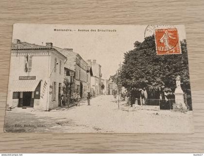CPA 17 - Montendre - avenue des brouillauds