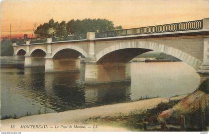 CPA Montereau le pont de Moscou