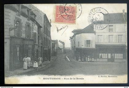 cpa du 78 Montesson -- rue de la Borde   JU25-108