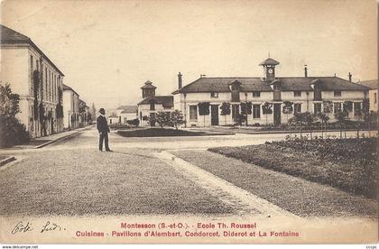 CPA Montesson Ecole th. Roussel Cuisines et Pavillons