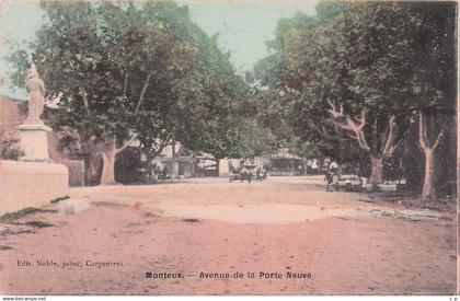 Monteux - Avenue Porte Neuve  -  CPA  °J