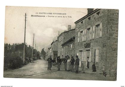 MONTFAUCON-EN-VELAY QUARTIER ET SORTIE DE LA VILLE