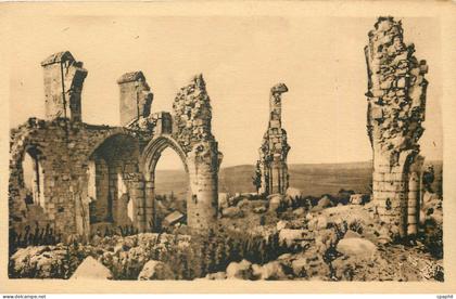 CPA Montfaucon les ruines de l'Eglise