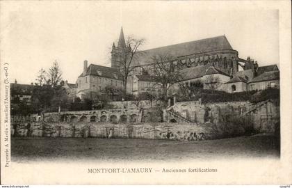 CPA Montfort l'Amaury Anciennes fortifications