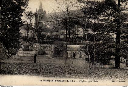 CPA Montfort l'Amaury L'eglise