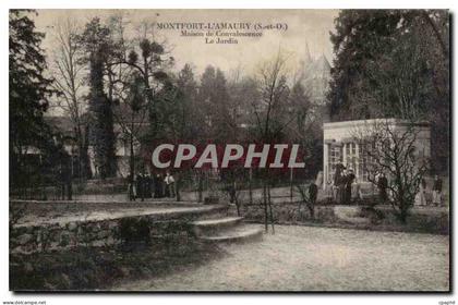 CPA Montfort l'amaury Maison de convalescence Le jardin