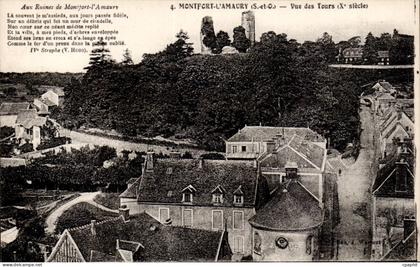 CPA Montfort l'Amaury Vue des tours