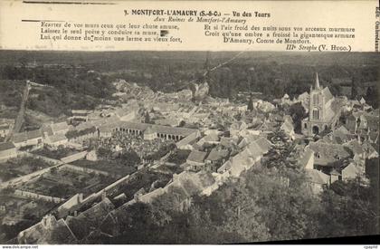 CPA Montfort l'Amaury Vue des Tours