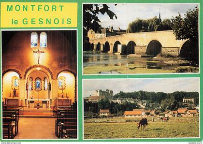 72 MONTFORT LE GESNOIS EGLISE SAINT GILLES LE CHOEUR