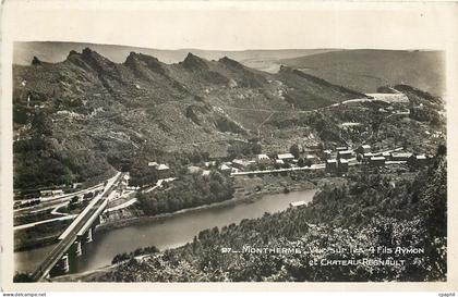 CPA Montherme Vue sur les 4 fils Aymin et Chateau Regnault