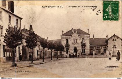 CPA MONTIGNY-le-ROI Hopital et Maison Guiny (616701)