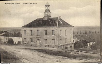 CPA Montigny le Roi L Hotel de Ville