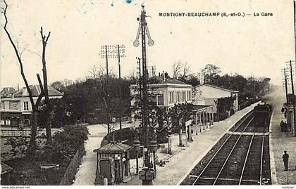 ref -P719 - val doise - montigny - beauchamp - la gare - gares - train - trains - lignes de chemins de fer -