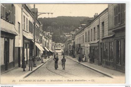 1 cpa Montivilliers - Rue de Montivilliers
