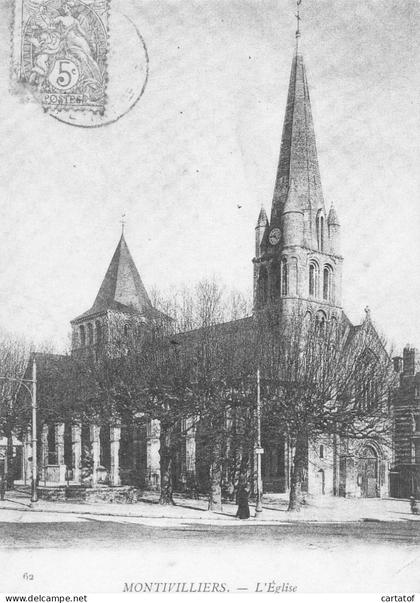 Abbaye de MONTIVILLIERS 950ème Anniversaire 22 23 Juin 1985 . L'Eglise