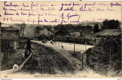 CPA MONTIVILLIERS - La Gare (210189)