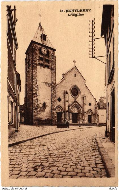CPA MONTLHERY Eglise (1354210)