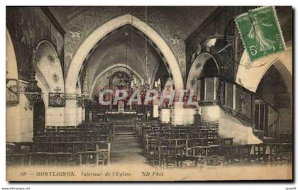 CPA Montlignon Interieur de L'Eglise