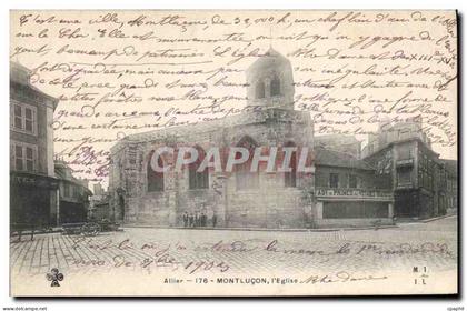 CPA Montlucon l'Eglise Allier