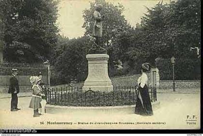 95 - Montmorency - Statue de J.J. Rousseau