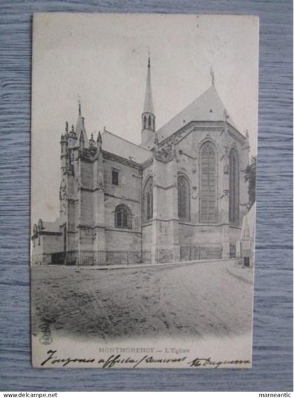 CPA Montmorency (95) l'église