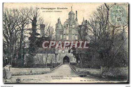 CPA Montmort Le Chateau La POrte d'Entree