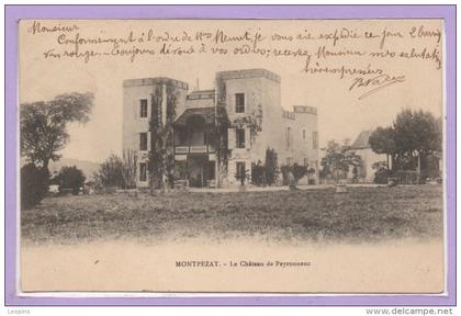 82 - MONTPEZAT de QUERCY -- Le chateau de Peyronnenc