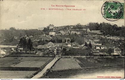 CPA La Haute Garonne Montrejeau Vue Generale