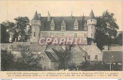CPA Montresor Indre et Loire Chateau construit par Imbert de Bastarnay
