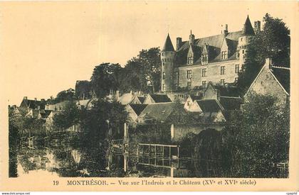 CPA Montresor Vue sur l'Indrois et le Chateau