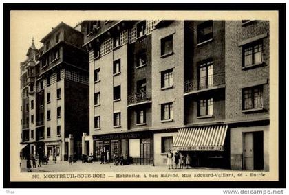 93 Montreuil 989. MONTREUIL-SOUS-BOIS Habitation à bon marché, Rue Edouard-Vaillant, 6 D93D K93048K C28267C RH006890