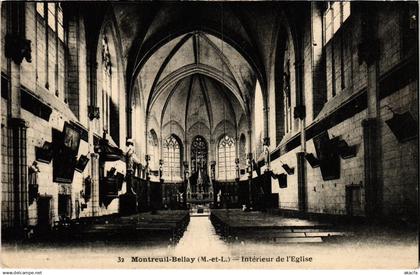 CPA Montreuil-Bellay Interieur Eglise (1180868)