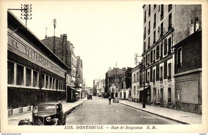 CPA Montrouge Rue de Bagneux Automobile Citroen