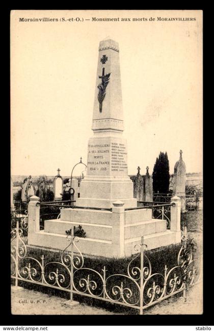78 - MORAINVILLIERS - LE MONUMENT AUX MORTS