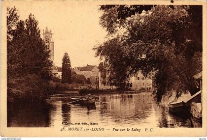 CPA Moret sur Loing vue sur le Loing (1267921)